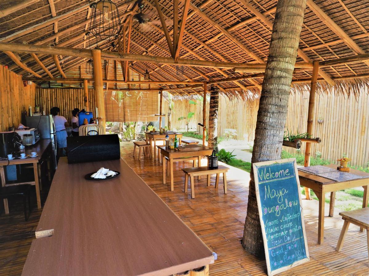 Maya Bungalow Hotel Panglao Bagian luar foto